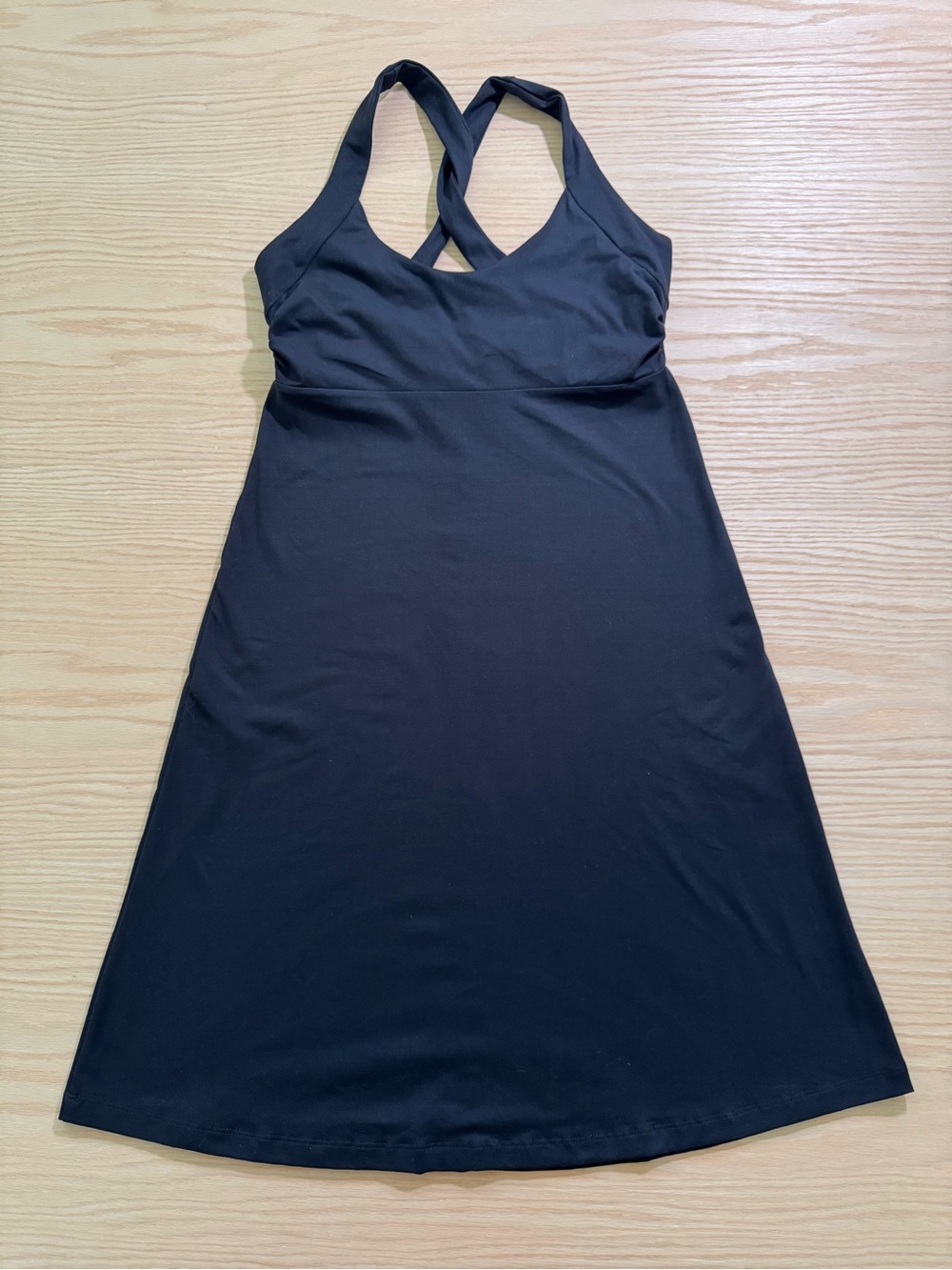 Patagonia Black Cross-Back Exercise Dress